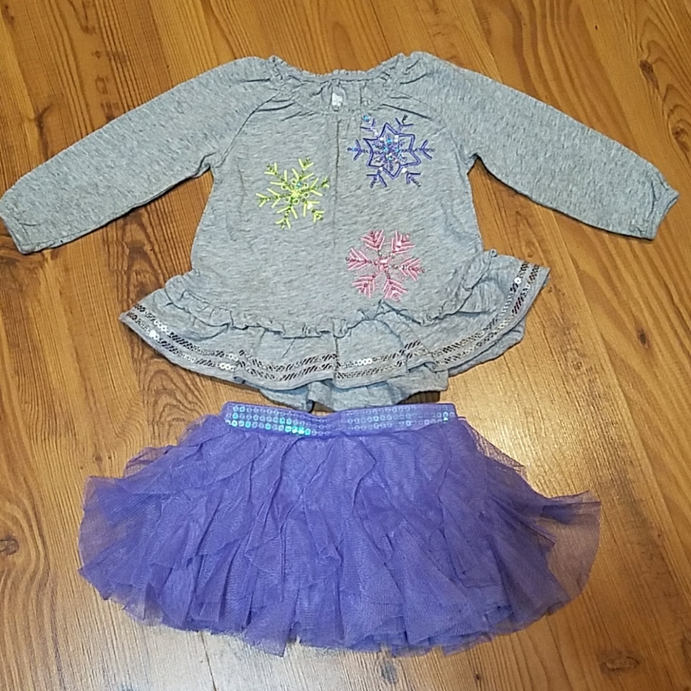 6-9M Children's Place Skirt and Koala shirt